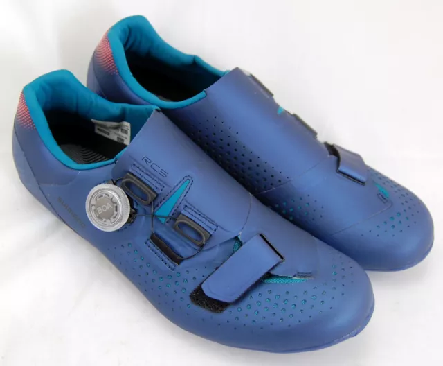 Shimano Rennradschuhe Dynalast RC5 Damen Fahrradschuhe Blau Gr. 40 SH-RC500WN01W