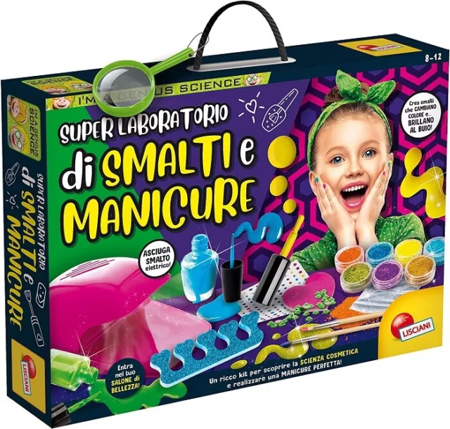 Lisciani I'm a Genius Super Laboratorio di Smalti e Manicure Glitter