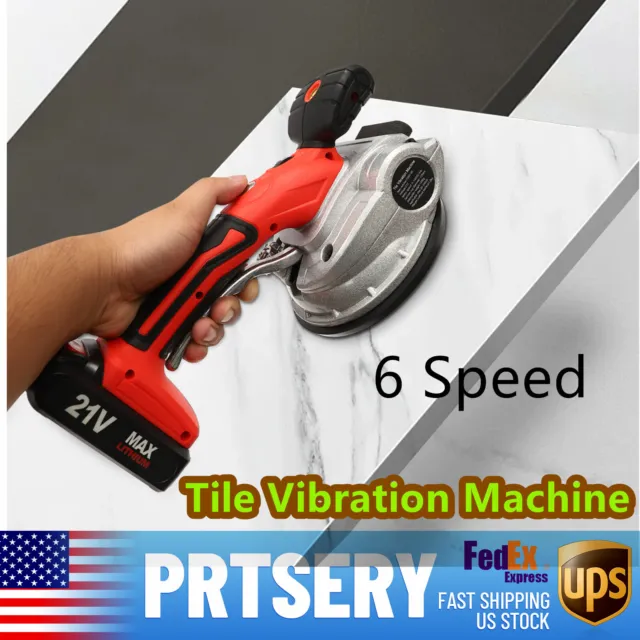 Tile Vibration Machine 6-Speed Hand-Held Tile Tiling Machine Tile Vibrating Tool