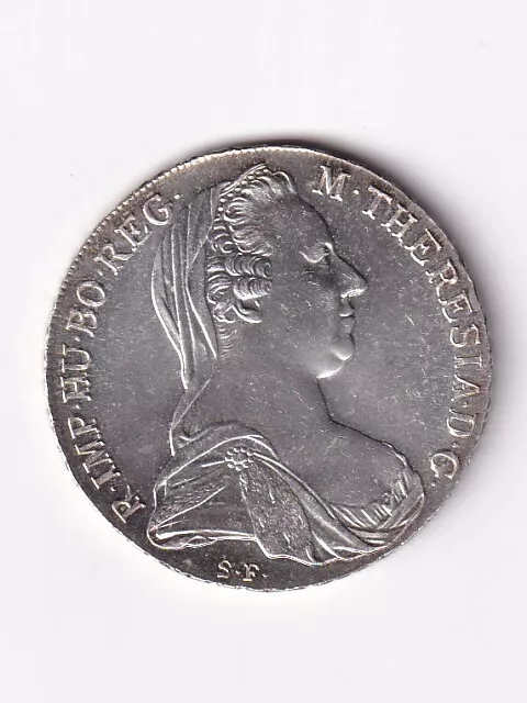 Münze Österreich Maria Theresia Taler 1780 833 Silber 28,14 gr SS