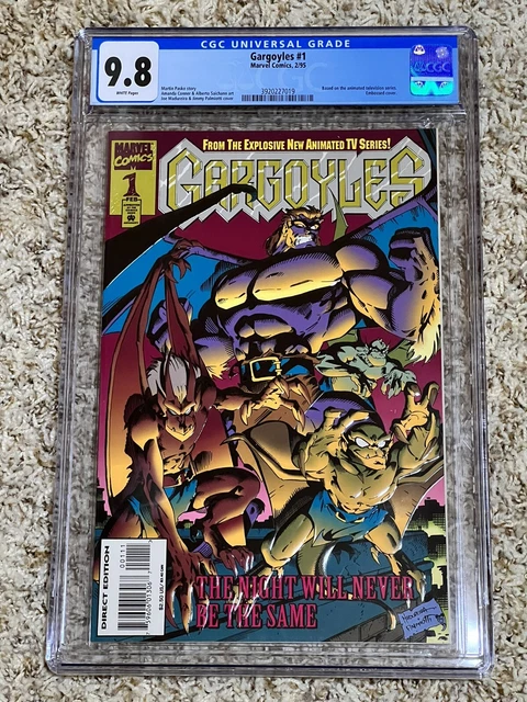 Gargoyles 1 cgc 9.8 Marvel 1995 EMBOSSED cover 1st appearance NM MINT TV cartoon