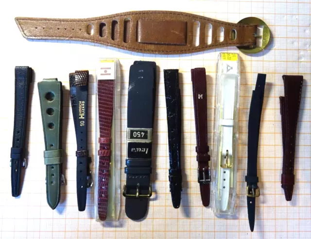 Bastlerlot mit älteren neuwertigen Lederbändern für AU mit festen Stegen 2
