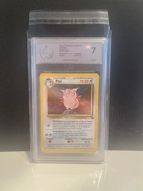 Pokemon Pixi PGS 7 Near Mint Pixi Jungle 2000 PSA BGS AOG
