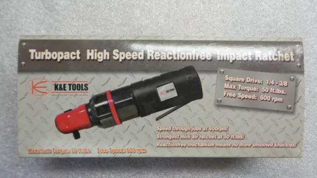 K&E Tools KE1150 1/4 Drive Impact Air Ratchet