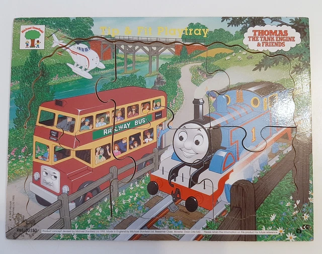 2 VINTAGE MICHAEL Stanfield Jigsaw Puzzle Thomas The Tank Engine/Postman Pat £9.99 PicClick UK