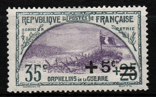 FRANCE 1922 - TYPE ORPHANS  35 Cts + 25 Cts  MH