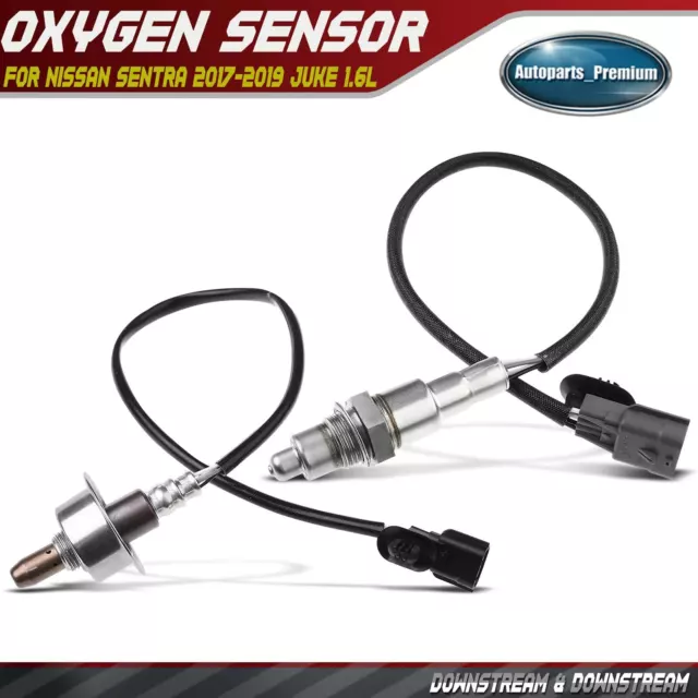 2x Upstream & Downstream O2 Oxygen Sensor for Nissan Sentra 2017-2019 Juke 1.6L