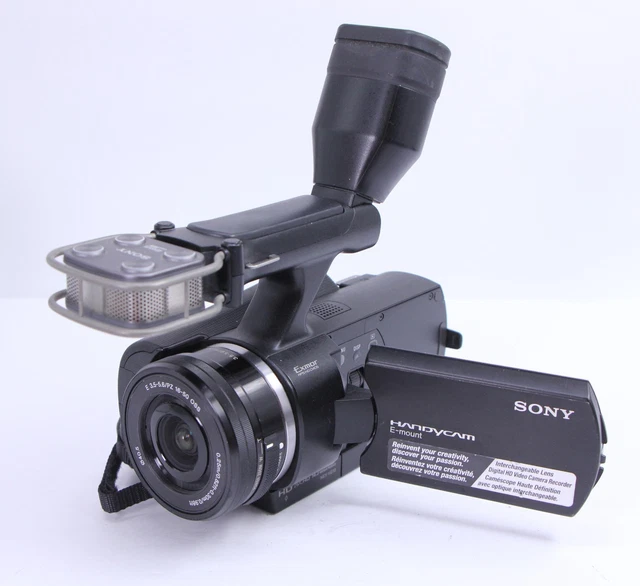 Nex Vg10 Camcorder With Interchangeable Lenses Sony Handy Cam NEX-VG10