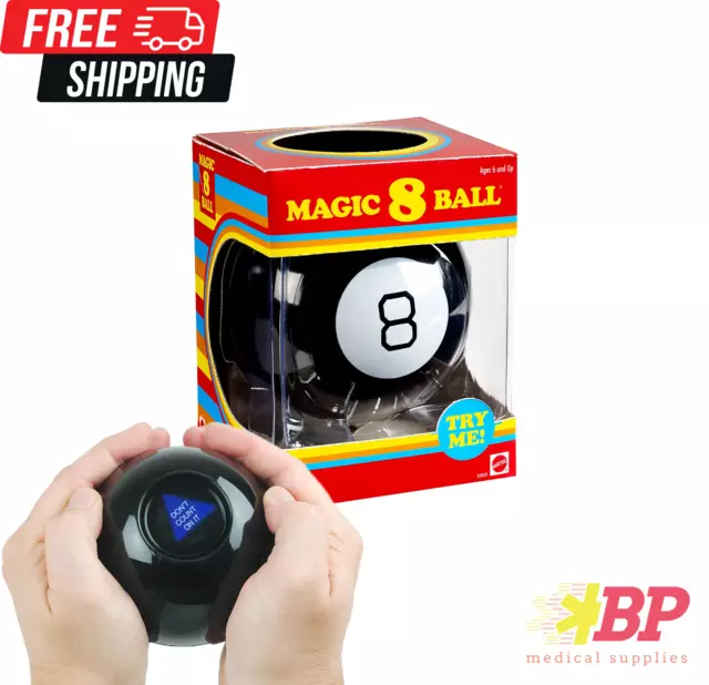 LOT OF 2 MAGIC ORB BALL EIGHT 8 BALL ANSWERS QUESTIONS CLASSIC PARTY GAME  BALLS