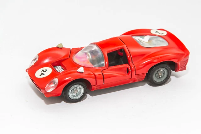 POLITOYS 1/43 ème FERRARI P4 jaune / jouet ancien