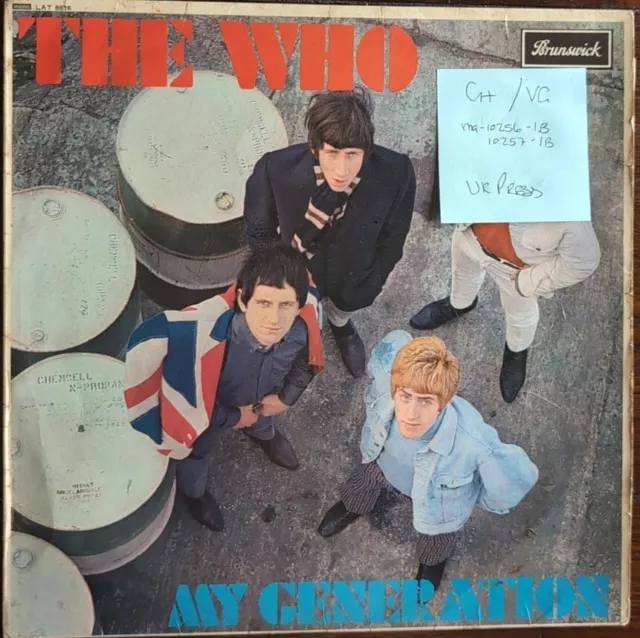 The Who My Generation Vinyl Record G+/VG LAT8616 1965 1st Press
