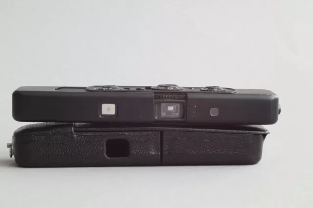 Cámara espía Minox C negra BLACK incluida funda de cuero años 70