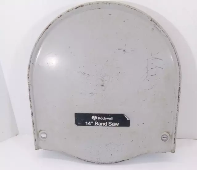 14” Delta Rockwell Band Saw Bandsaw Upper Wheel Cover In Great Shape!