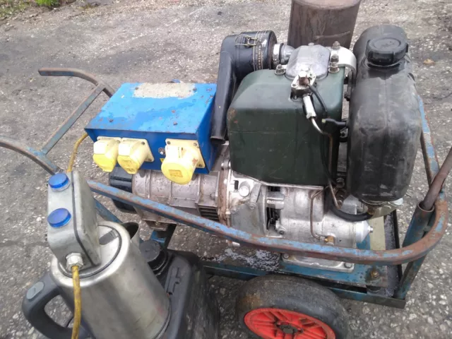 Haverhill Diesel Generator 5KVA 230/115 Volt Lister Petter AD1 Engine