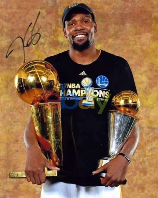 KEVIN DURANT AUTOGRAPHED 8X10 PHOTO SIGNED GOLDEN STATE WARRIORS reprint