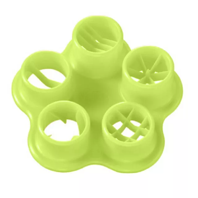 5 In 1 Sausage Hot Dog Cutter Set Ham Cutter Kitchen Cutting Mold DIY Lunch  q