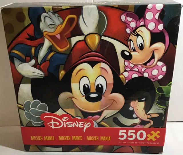 Ceaco Disney 550 Pc Puzzle “Mickey Mania” New