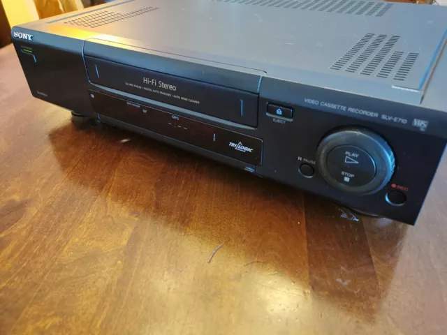 SONY SLV-E710VC VIDEO CASSETTE RECORDER Videorecorder VHS TOP
