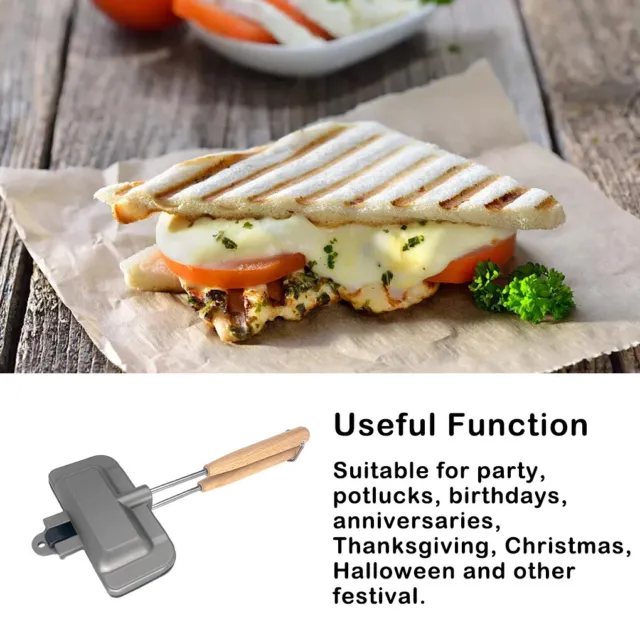 Double-Sided Sandwich Pan Non-Stick Pancake Maker DIY Cooking Oven Mold