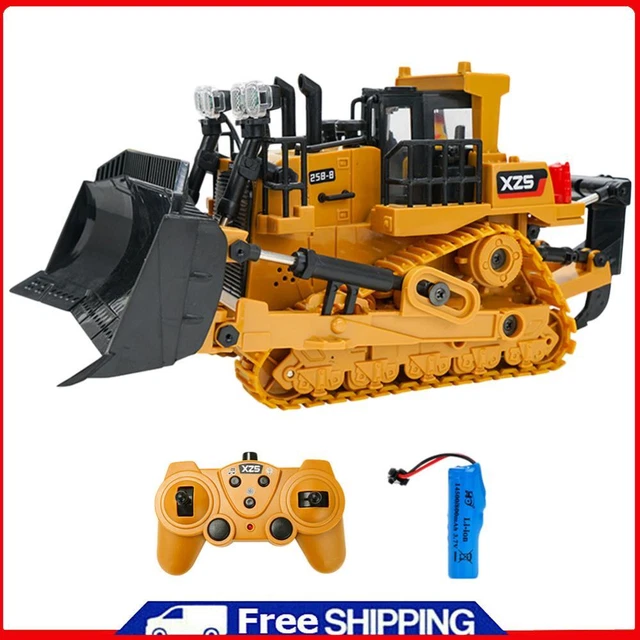 9CH RC Excavator Bulldozer Toys 1/24 Remote Control Electric Crawler Car Vehicle