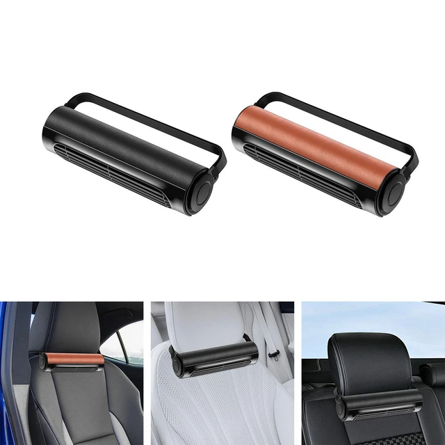 Ventilateur De Voiture Double Tête Pour Siège Arrière - USB, 3 Vitesses, Rotatif 360°, Fixation Velcro - 8