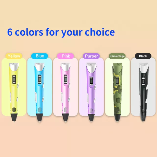 Kids 3D Pen DIY 3D Drawing Printing Pen Set LCD Screen Children Gift Toys