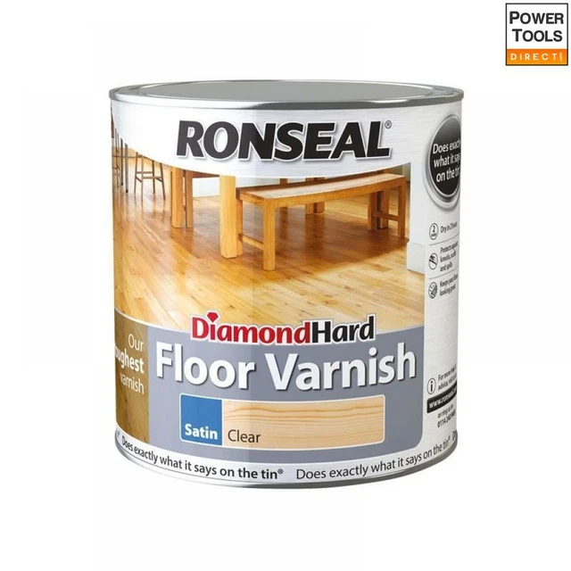 RONSEAL DIAMOND HARD Floor Varnish Gloss 2.5 litre £49.80 PicClick UK