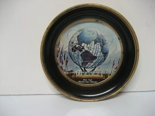 metal ash tray NEW YORK WORLDS FAIR 1964-65.0