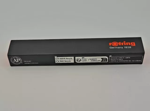 rOtring 600 Druckbleistift | 0,7 mm | schwarz | Ergonomisches Vollmetallgehäuse