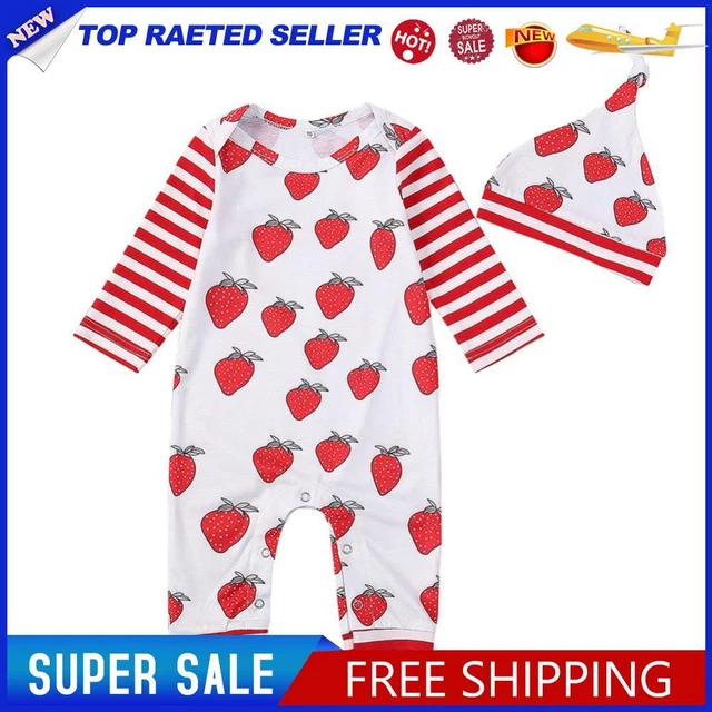 FASHION LONGSLEEVES TODDLE Baby Girl 2pcs Clothing Fruit Pattern
