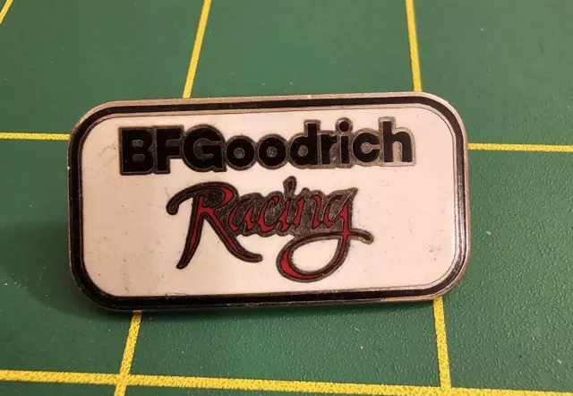 Vintage BF Goodrich Racing Tire Enamel Pin Hat Lapel Tie