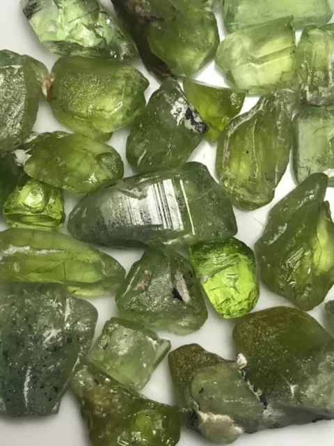 102 Cts Amazing Natural Peridot Crystals Lot From Kohistan Pakistan(J)