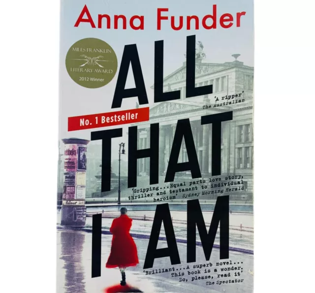 All That I Am by Anna Funder Paperback Book Literary Fiction Historical Military