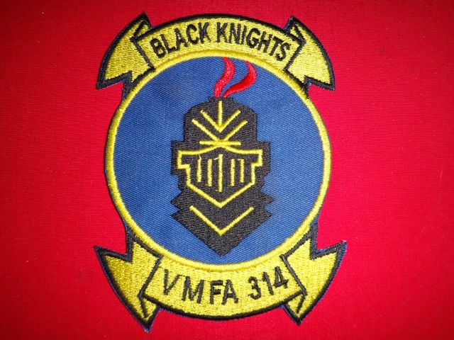 VIETNAM GUERRE PATCH Usmc Marine Fighter Attaque Escadron VMFA-314 Noir ...