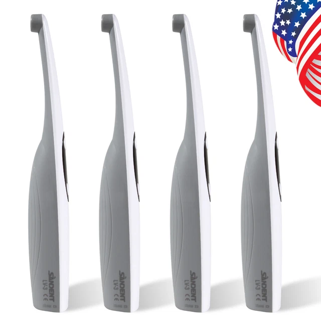 1-4x Dental Wireless 3 Second LED Cure Curing Light Lamp 2200mw 5W Resin Cure