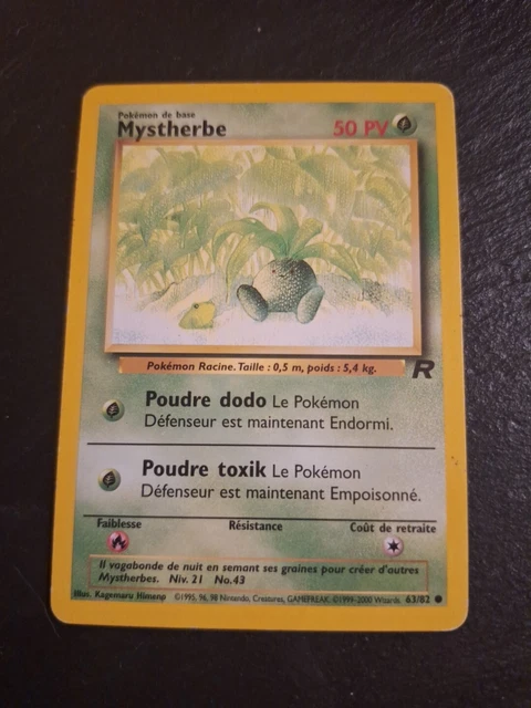 Mystherbe 63/83 Team Rocket ED1 – NM