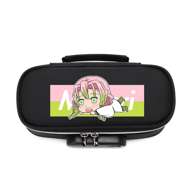DEMON SLAYER KANROJI Mitsuri Lock PU Leather Pencil Pen Case Bag