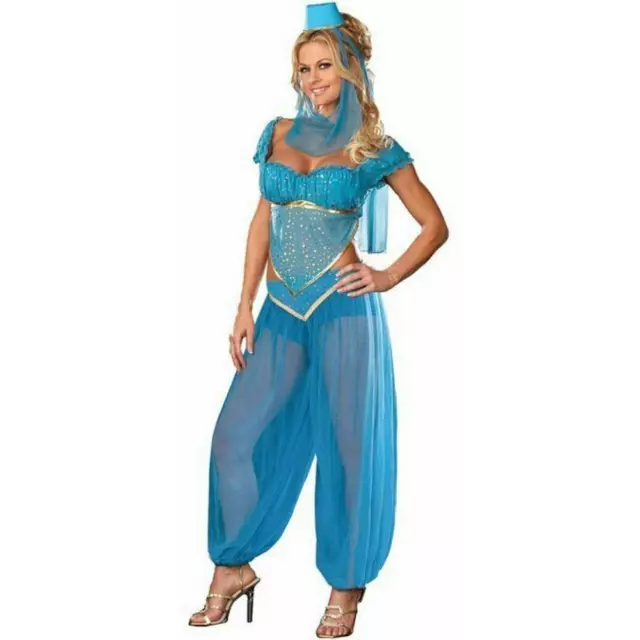 Deluxe Harem Pants genie belly dancer adult womens Halloween costume