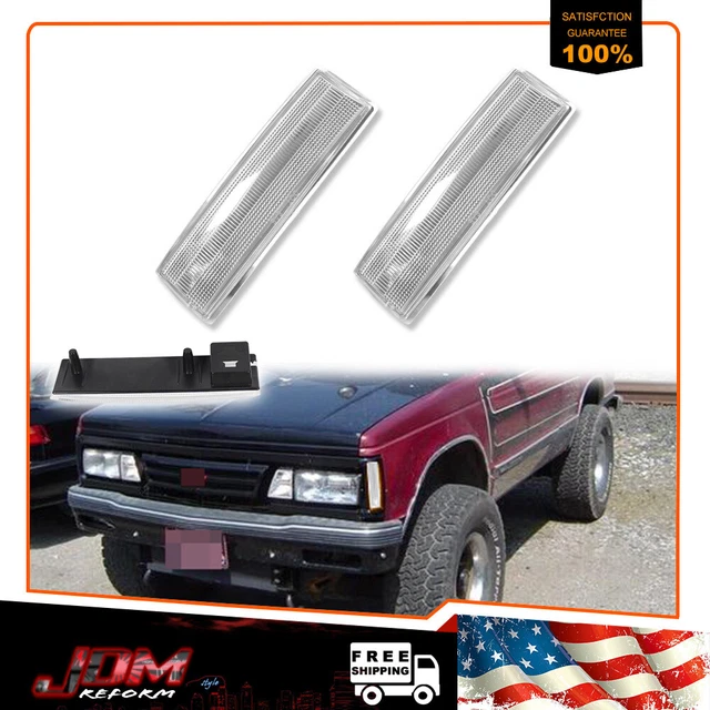 thumbnail interactive-video image 1 of RH Front Park Signal Marker Light Lens For 83-94 Chevy S10 Blazer & GMC S15 Jimmy 1 of 4