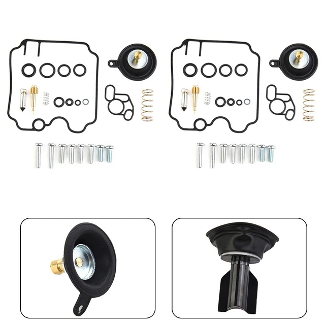 2 SETS CARBURETOR Rebuild Repair Kit Gasket Diaphragm For TDM850 XTZ750