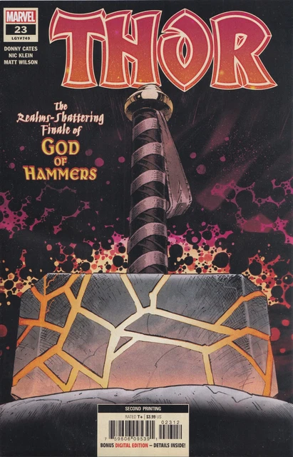 THOR #23 (2ND PRINT NIC KLEIN VARIANT)(2022) COMIC BOOK ~ Marvel Comics