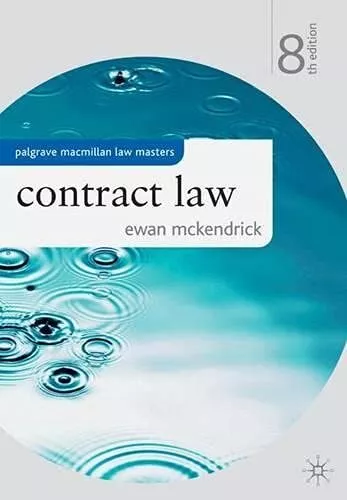 Contract Law (Palgrave Macmillan Law Masters), Ewan