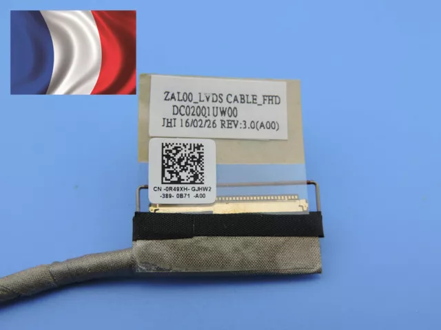 DELL Latitude 3540 E3540 3000 FHD LCD LVDS Câble DC02001UW00 R49XH Genuine f 3