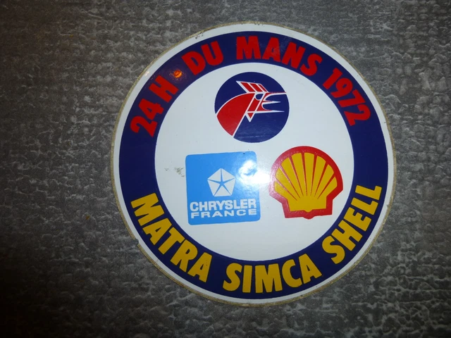 AUTOCOLLANT STICKER ORIGINAL ACO 24 H DU MANS 14-15 JUIN 1997