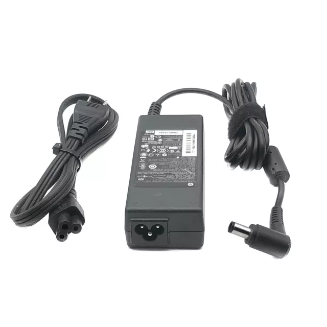 Genuine 90W HP AC DC Adapter 19V 4.74A Model PPP012L-E P/N 619752-001 w/Cord OEM