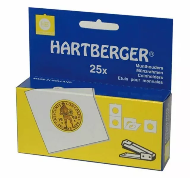8330043 HARTBERGER® Münzenrähmchen-25er-Packung