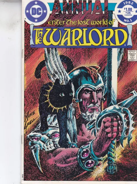 Dc Comics The Warlord Vol. 1 Annual #1 January 1982 Fast P&P Same Day Dispatch