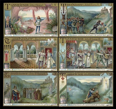 - Ed S 486 CIF 497 TANNHAUSER ITALIANA LIEBIG R.wagner 