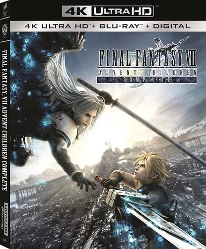 Final Fantasy VII: Advent Children Complete [New 4K UHD Blu-ray] With Blu-Ray,