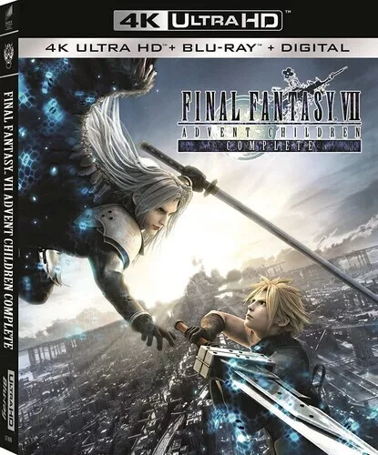 Final Fantasy VII: Advent Children Completo [Nuevo 4K UHD Blu-ray] con Blu-Ray,